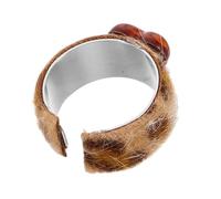 RVHAOODI Leopardo Ring Heart Ring para mujeres Joyas estéticas vintage