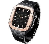 RVHAOODI MetaStentecnegatedStrapForappleWatch45mm44mmhigh-endmodifiDifiedWristBandStrapForiWatch87654SeBeltCorrea