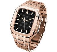 RVHAOODI MetaStentecnegatedStrapForappleWatch45mm44mmhigh-endmodifiDifiedWristBandStrapForiWatch87654SeBeltCorrea