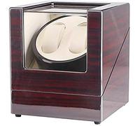 RVHAOODI Mira Winder Box Double Watch Winder para 2 relojes de madera, Relojes de Winder Box de madera Relojes Casesholididay