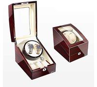 RVHAOODI MIRAR CAJA DE LA CAJA AUTOMÁTICA RELOJ AUTENCIANO Caja de reloj Veninador 2 Watch Winder 2 3 Watch Winder Wooden Worlen Winder Winder Mwsoz (Color: A)