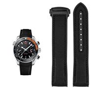 RVHAOODI Pulsera de reloj para Omega 300 600 PLANET OCEAN, correa de nailon y silicona, accesorios para reloj, cadena de 20mm y 22mm