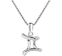 RVHAOODI SterlingChain,S925 SterlingFor Women Zodiac Signs Zircon Gemini Accessory Gift Jewelry For Girls