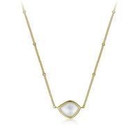 RVHAOODI SterlingNecklace,S925 SterlingFor Women Elegant Zircon Eye Of Horus White Fritillaria Classic Vintage Gift Jewelry For Girls
