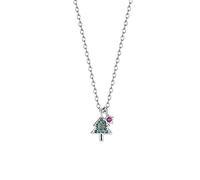 RVHAOODI zircon star christmas tree pendant necklace for women student christmas jewelry gifts Made in China