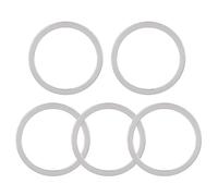 RVIFY 5 espaciadores de Cubo de Volante de aleación de Aluminio, Arandelas de pedalier, Junta de Eje, Piezas de Bicicleta, Accesorios de Bicicleta(2mm Silver)