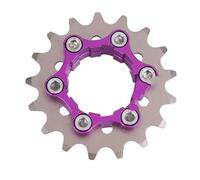RVIFY Cassettes Y PiñOnes para Cassette Cubierta Bloqueo Cassettes de Bicicleta T4MF, piñón Libre, Ruedas Libres para Bicicleta de montaña, fáciles de Instalar(17T)