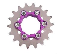 RVIFY Cassettes Y PiñOnes para Cassette Cubierta Bloqueo Ruedas Libres para Bicicleta de montaña A2UF, de Alta Resistencia, de una Sola Velocidad, de Acero, para Bicicletas, casetes, piñones.(18T)