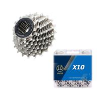 RVIFY Compatible con Cassette de Bicicleta de Carretera Sunshine de 11 V, 10 V, 11-21 Dientes, piñón de trinquete de 10 velocidades y 11 velocidades, Compatible con Shimano.(10 Speed 21T X10)