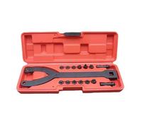 RVIFY Llave Inglesa de Pasador Variable de 1/2 Pulgada y 15 Piezas, Herramienta para automóvil, Kit de extracción de Soporte de polea de Embrague de Ventilador Ajustable