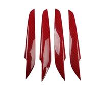 RVIFY Manilla Tirador Lateral Embellecedor de la cubierta del reposabrazos de la manija interior de la puerta del Mazda 6 Atenza Wagon 2014-2017 manija para puerta(Carbon fiber Red)