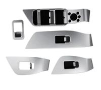 RVIFY Manilla Tirador Lateral Embellecedor del marco del botón del maletero para Audi A4 B9 (2017-2025) con volante a la izquierda. Panel de reposabrazos de puerta. manija para puerta