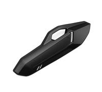 RVIFY Tubo de Escape Compatible con Honda Click PCX 125/150/160 Airblade Giorno, silenciador de Escape para Motocicleta, Protector de Calor. Accesorio Tubo de Escape(Black)
