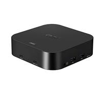RVP+ Estación de Acoplamiento 3 monitores USB C, 13 en 1, Triple pantalla-4K HDMI y DisplayPort, Transferencia de Datos USB-C/A de 5 Gbps, Carga de Laptop de 100 W, Gigabit Ethernet, Audio, Negro