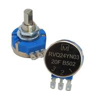 RVQ24YN03 20F B502 5K 102 202 103 303 Simulador de un solo giro potenciómetro de película de carbono máquina de juego de carreras accesorios Arcade(2K Ohm)