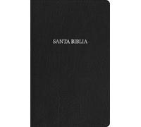 RVR 1960 Biblia Compacta Letra Grande, negro piel fabricada: Reina Valera 1960, Negro, Piel Fabricada Biblia Con Referencias / Black, Bonded Leather