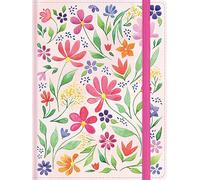 Rvr 1960 Biblia de Apuntes Tamaño Personal, Floreada Tela Impresa