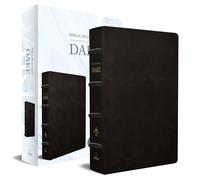 RVR 1960 Biblia de estudio Dake, tamaño grande, piel negra / Spanish RVR 1960 Dake Study Bible, Large Size, Black Leather