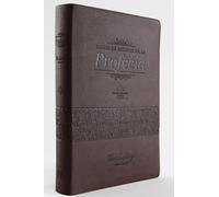 RVR 1960 Biblia de estudio de la profecía color marrón imitación piel / Prophec y Study Bible Brown Imitation Leather: Marrón