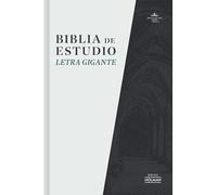 Rvr 1960 Biblia de Estudio Letra Gigante, Tapa Dura