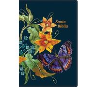Rvr 1960 Biblia Letra Grande, Tamaño Manual, Edición Especial, Azul Nocturno, Símil Piel