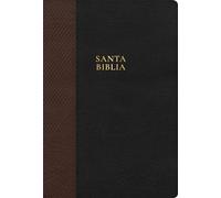 Rvr 1960 Biblia Letra Supergigante, Negro Con Café Símil Piel, Con Índice: Con Referencias. Nueva Tipografía