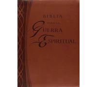 RVR 1960 Biblia para la guerra espiritual - Imitación piel marrón con índice / S piritual Warfare Bible, Brown Imitation Leather with Index