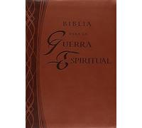 RVR 1960 Biblia para la guerra espiritual - Imitación piel marrón / Spiritual Wa rfare Bible, Browwn Imitation Leather