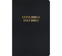 Rvr 1960/KJV Biblia Bilingüe Letra Grande, Negro Imitación Piel Con Índice (Edición 2024)