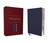 Rvr, Biblia de Referencia Thompson, Leathersoft, Azul Añil, Palabras de Jesús En Rojo, Comfort Print: Biblia Reina Valera 1960, Azul Anil, ... en Rojo, Biblia de Referencia Thompson