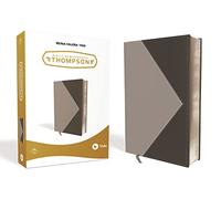 RVR60, Biblia de Referencia Thompson, Leathersoft, Dos tonos, Negro/Gris