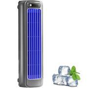 RVUEM Aire Acondicionado PortáTil Ventilador Silencioso con 3 Velocidades Y Pantalla TáCtil LED Disfruta Un Enfriamiento Natural Carga USB Eficiencia EnergéTica para Dormitorio Oficina Y Hogar,Gris