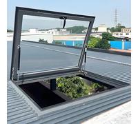 RVUEM Claraboyas para Techos Casas, Cubierta Claraboya para áTicos, Puerta para Luz Natural En SóTanos, Hueco Ventana SóTano, para Pasillos Terrazas Acristaladas Escaleras,Lxw 80x85cm/31.5x33.5in