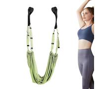 RVUEM Columpio de Puerta para Yoga - Correa de Estiramiento para Yoga, Cinturón de Entrenamiento para Arqueos con Ancla de Puerta, Equipo de Estiramiento y Entrenador de Flexibilidad,Verde
