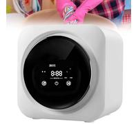 RVUEM Lavadora PortáTil, Mini Lavadora Y Secadora Combinadas, Capacidad Lavado: 0,3 Kg, con Panel Control LCD, para Prendas PequeñAs, como Ropa Interior Y Calcetines,Wall Mount