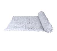 RVUEM Red De Camuflaje, Redes De ProteccióN Solar, Red Militar para Parasol, para Cercas De JardíN, Bosques, Acampadas Al Aire Libre, Paisajes Forestales, Cubiertas para Coches,Blanca,7x9m
