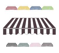 RVUEM Toldo RetráCtil para Patio, Sombra para Ventana Exterior, con Manivela Y Cubierta, Marco De Aluminio Resistente, para Terraza, Patio, JardíN Y BalcóN,03,3m*2.5m