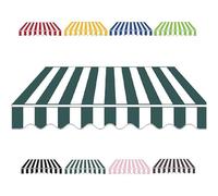 RVUEM Toldo RetráCtil para Patio, Sombra para Ventana Exterior, con Manivela Y Cubierta, Marco De Aluminio Resistente, para Terraza, Patio, JardíN Y BalcóN,07,4m*1.5m