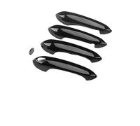 RVVJFHMSH 4 piezas de cubierta de manija de puerta de coche, decoración exterior, compatible con BMW G20, G30, G32, X1, F48, X2, F39, X3, G01, X4, G02, X5, F15, G05, G06, Serie 5, LHD(B Black LHD)