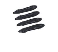 RVVJFHMSH 4 piezas de cubierta de manija de puerta de coche, decoración exterior, compatible con BMW G20, G30, G32, X1, F48, X2, F39, X3, G01, X4, G02, X5, F15, G05, G06, Serie 5, LHD(E Black LHD)