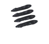 RVVJFHMSH 4 piezas de cubierta de manija de puerta de coche, decoración exterior, compatible con BMW G20, G30, G32, X1, F48, X2, F39, X3, G01, X4, G02, X5, F15, G05, G06, Serie 5, LHD(A Black LHD)