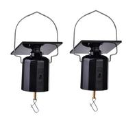 Rvyan Molinillo de viento de energía solar con motor solar con gancho, no necesita pilas, motor giratorio suspendido para exteriores, jardín, patio