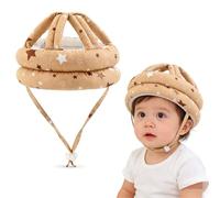 RVYEIOP Mochila protectora para la cabeza del bebé, para bebés de 5 a 24 meses, protector de cabeza ajustable (marrón café).