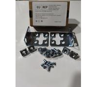 RW RoutersWholesale-Kit de Montaje HP ProCurve, Aruba, OfficeConnect, Compatible con HPE de 44 cm de Ancho HP-4S (5064-2085) (5069-6535)