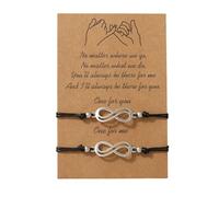 [RWAJZAX] 1 par de pulseras tejidas a mano ajustables para la amistad conjunto de pulseras tobilleras de cuerda unisex moda regalo para hombres y mujeres