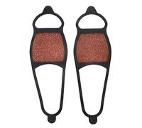 RWAJZAX 2 piezas de pinzas antideslizantes de silicona crampones agarre de hielo tacos sobre zapatos cubiertas de nieve al aire libre tacos de tracción para tacos crampones para botas antideslizantes
