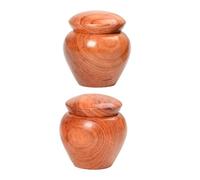 RWAJZAX 2 Unidades Bidón De Palisandro Para Almacenamiento De Alimentos Y Para Presentación Decorativa Contenedores De Madera Natural Snack Titular Con Tapa Olla De Palisandro