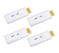 RWAJZAX 4 piezas/set Club cepillo cepillo de dedos cerdas para limpiar cabezas de golf bola y zapatos cepillo de entrenamiento limpiador club limpieza kit loco máquina de bolas