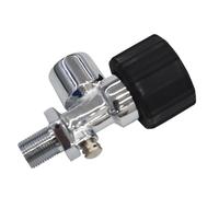 RWAJZAX Acero inoxidable Válvulas para botellas de inmersión Estación de llenado Conexión rápida Adaptador de recarga de aire Válvulas duraderas de botella sumergible