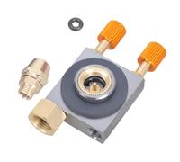 RWAJZAX Adaptador de estufa de gas, tubo de recarga de propanes, convertidor de camping, tanques de propanos, válvulas adaptadoras, convertidor de gas